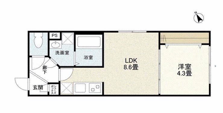 ウェルスクエアイズム高円寺 間取り