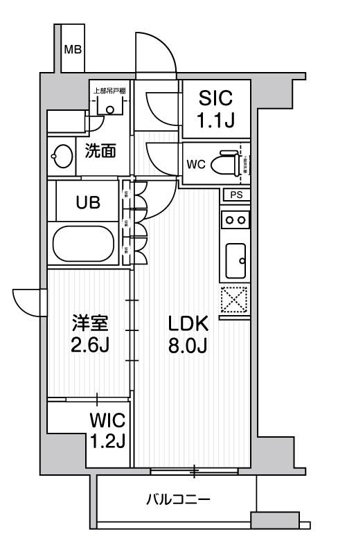 シーズンフラッツ新高円寺 間取り