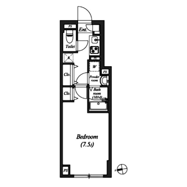 SOLASIA　residence荻窪Ⅱ 間取り
