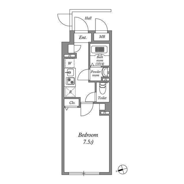 SOLASIA　residence荻窪Ⅱ  間取り