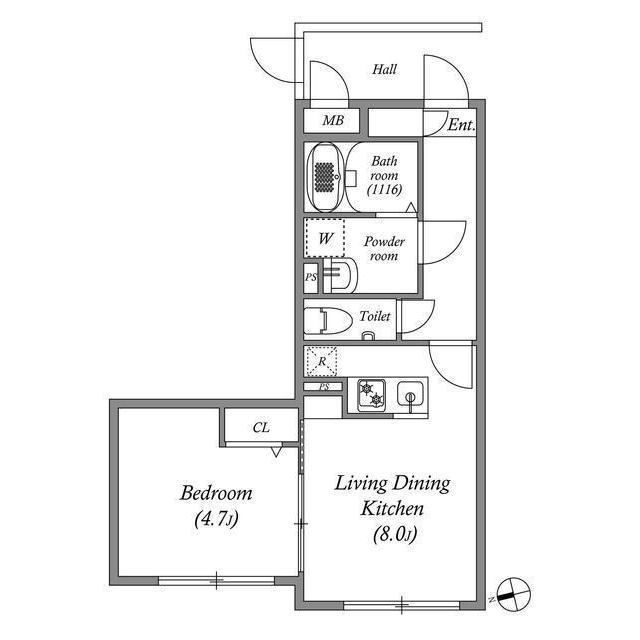 SOLASIA residence荻窪Ⅱ 間取り