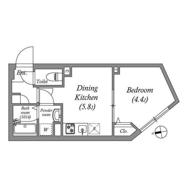 SOLASIA　residence荻窪Ⅱ  間取り