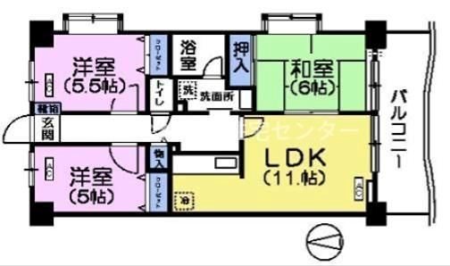 シェニートモンチーク武蔵関 間取り
