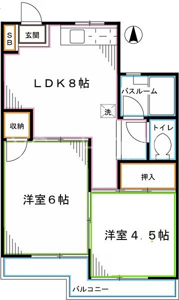 コーポM 間取り