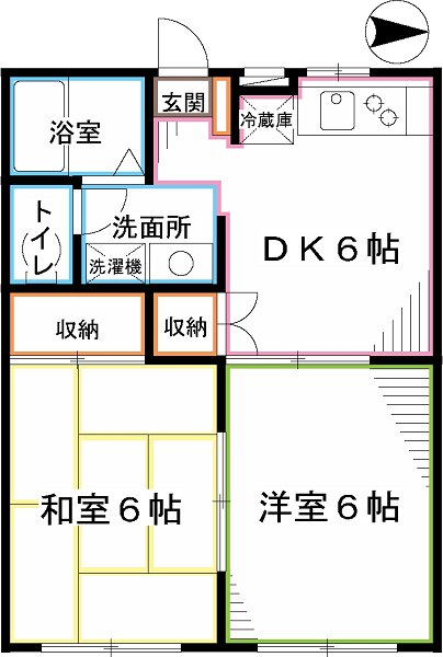 ハイムエムティー1 間取り