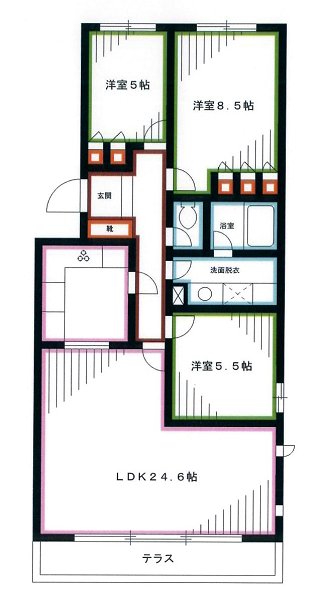 ラフィネ荻窪 間取り