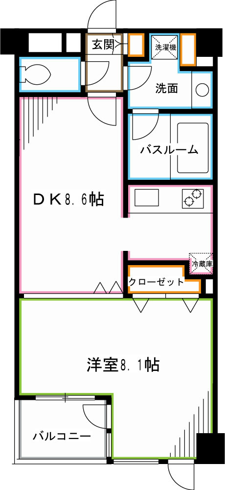 デュオ・スカーラ杉並井草 間取り