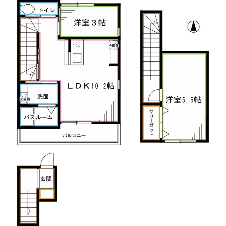 フェリオ井草Ⅱ  間取り
