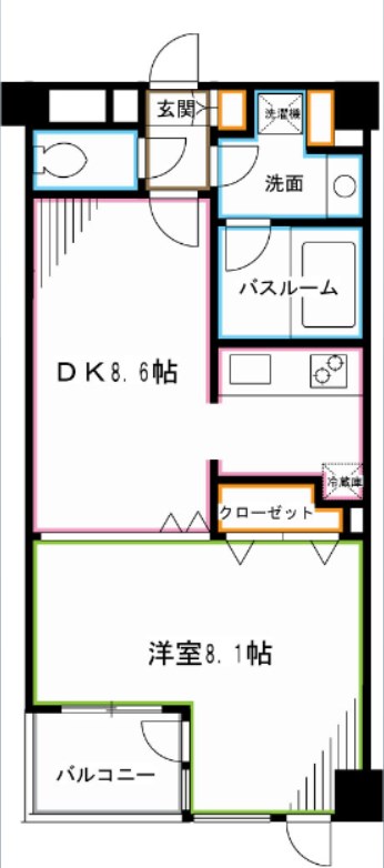 デュオ・スカーラ杉並井草 間取り