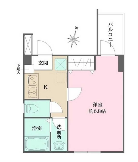 モン・シャトー中野新井  間取り