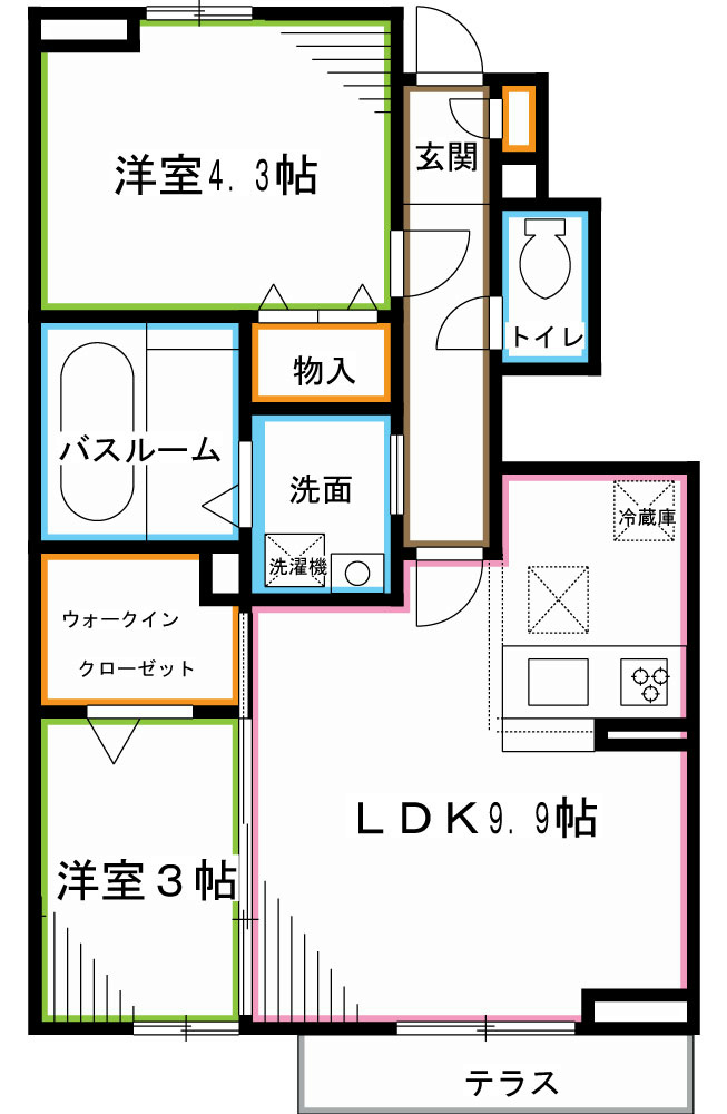 サンハイム宮前  間取り