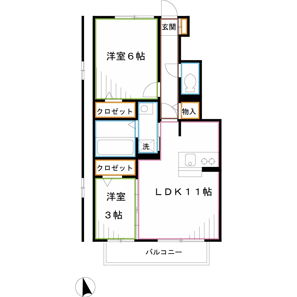 ビバーチェ美松 間取り