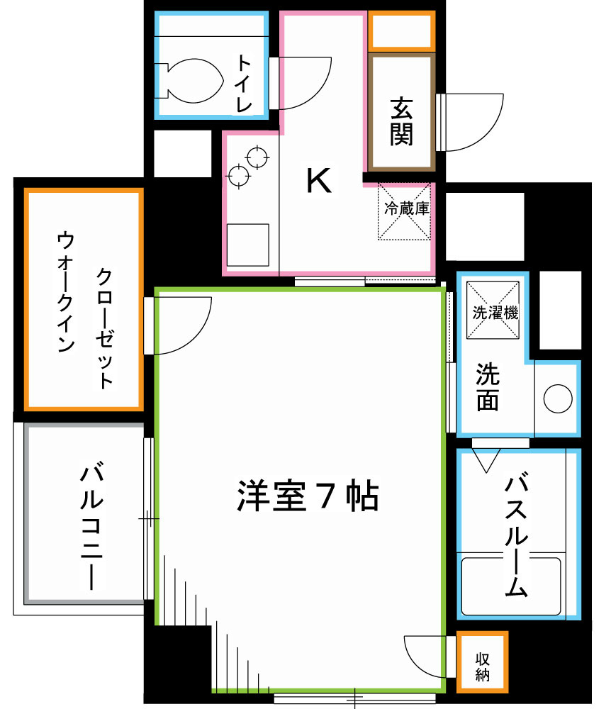 シャルマンあさがや 間取り