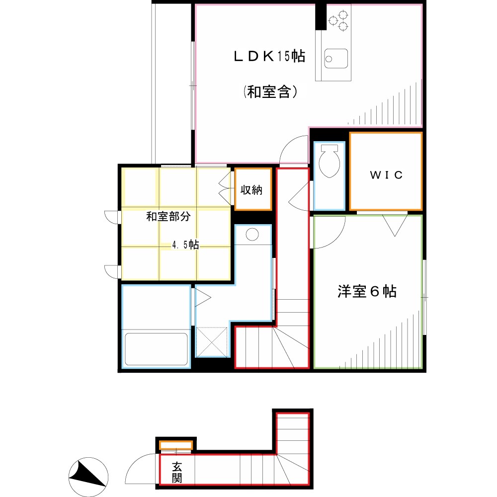 Kウィークス 間取り