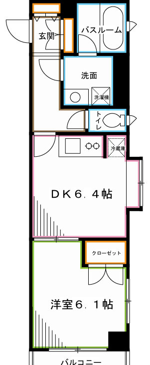 エクセリア荻窪 間取り