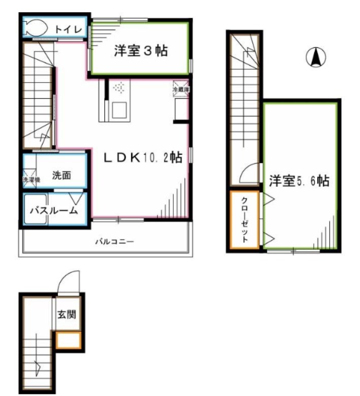 フェリオ井草Ⅱ 間取り