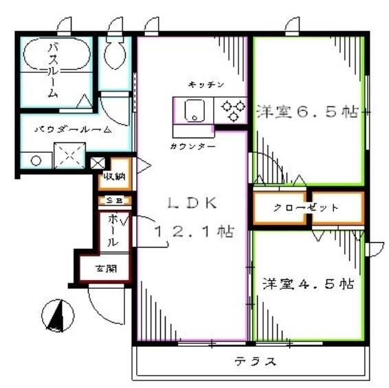 ラ・ポンシュ 間取り
