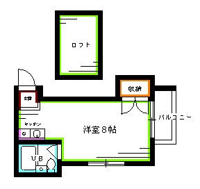上高田ハイツ 間取り