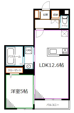 プレシャスコート鷺宮 間取り