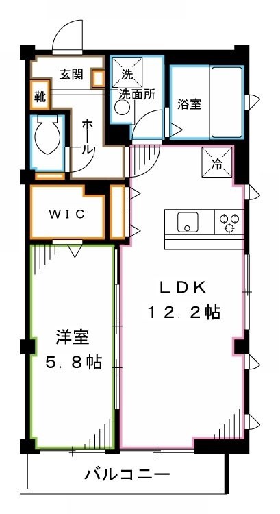 ラシーネ北新宿 間取り