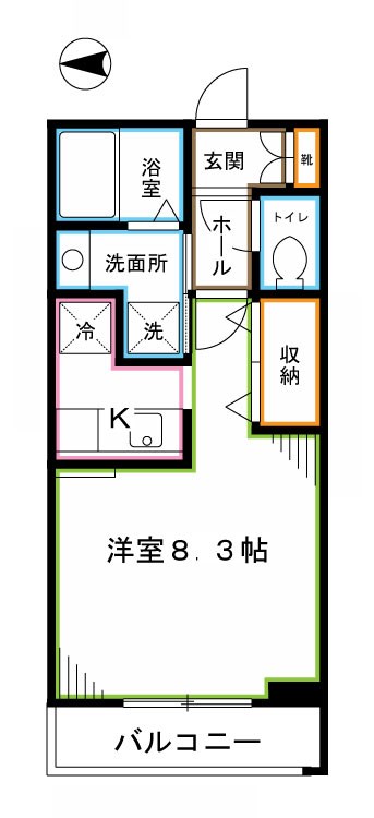 ビバグランデ光琳 間取り