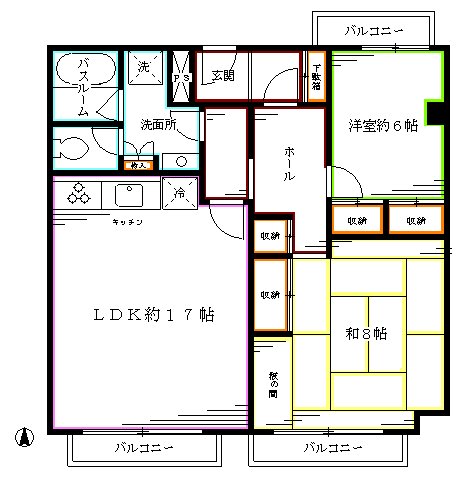 ヴィラ サンヴェール 間取り