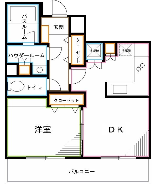 ドゥーエ阿佐ヶ谷 間取り