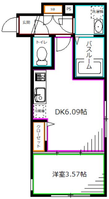 ミハス西荻窪 間取り