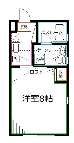 マイコート国立中Ⅱ 間取り図