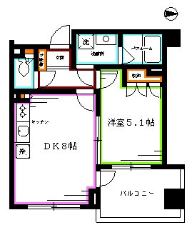 K&rsquo;S新中野 間取り