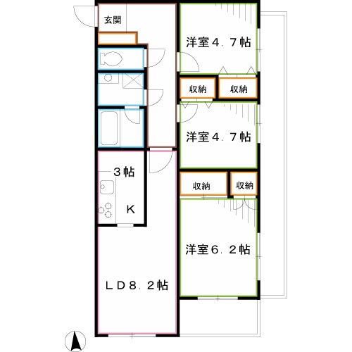 フィオーレスパッチオ 間取り