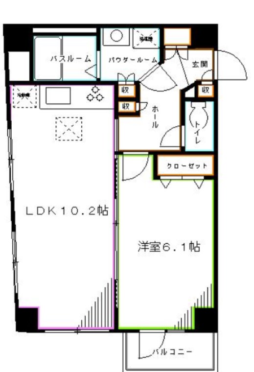 ラクラス下井草 間取り