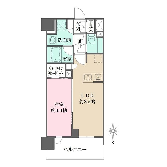 シーズンフラッツ杉並井草 間取り