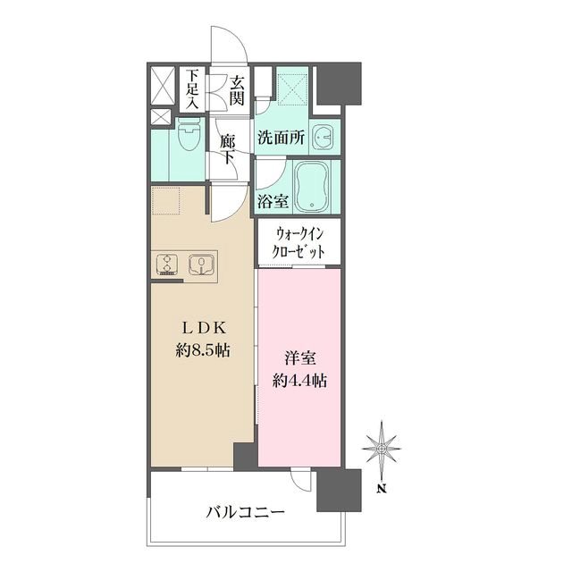 シーズンフラッツ杉並井草 間取り