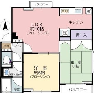 ヴェルデュール三鷹 間取り