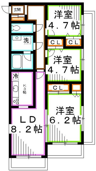 フィオーレスパッチオ 間取り