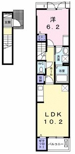 イリゼ府中   間取り