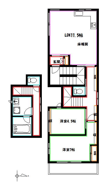 レジデンス新小金井 間取り