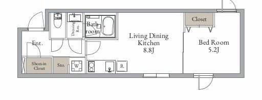 LiveFlat西荻窪  間取り