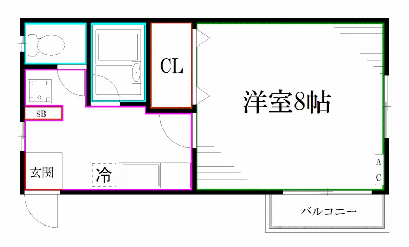 メゾンシェーヌ 間取り