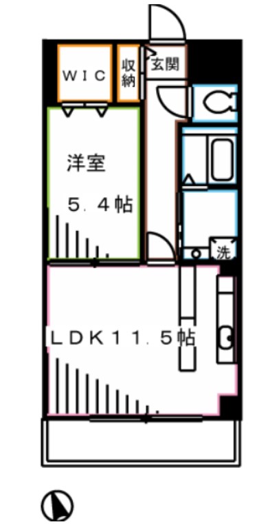 アウル三鷹  間取り