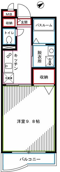 ボヤージュ・アン・バトー 間取り図