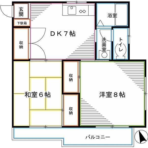 メゾン恋ヶ窪 間取り