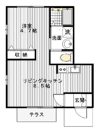 La feuille verte 間取り