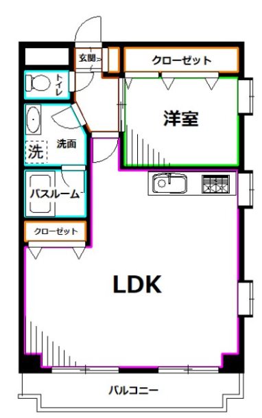 COM･Caldecott  間取り