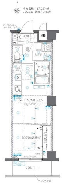 ZOOM中野West 間取り