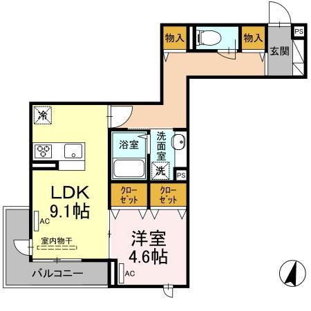 エクセリア上鷺宮Ⅱ 間取り