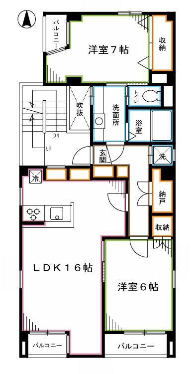 Kei高円寺 間取り