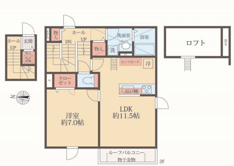Bell Lead ROYALE 間取り