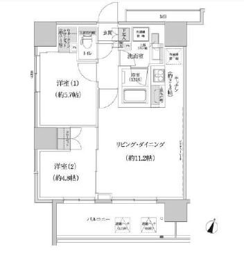 パークハビオ渋谷本町レジデンス 間取り